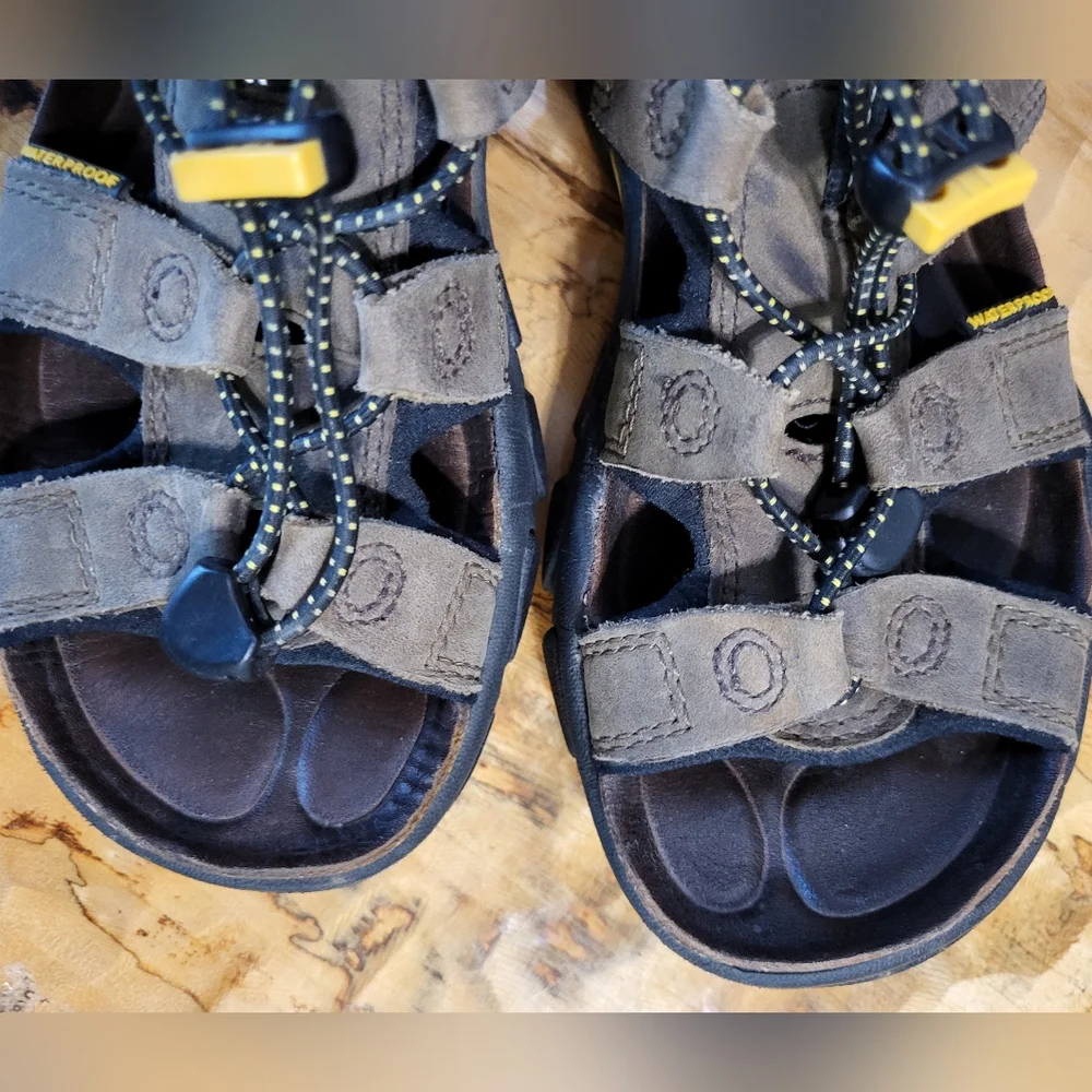 Keen Sarasota Brown Leather Waterproof Sandals Big Kids Size 5